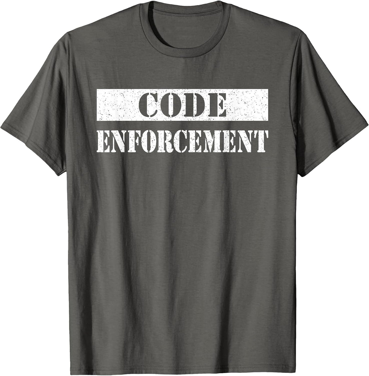 Code Enforcement Halloween T-Shirt - Asphalt Grey