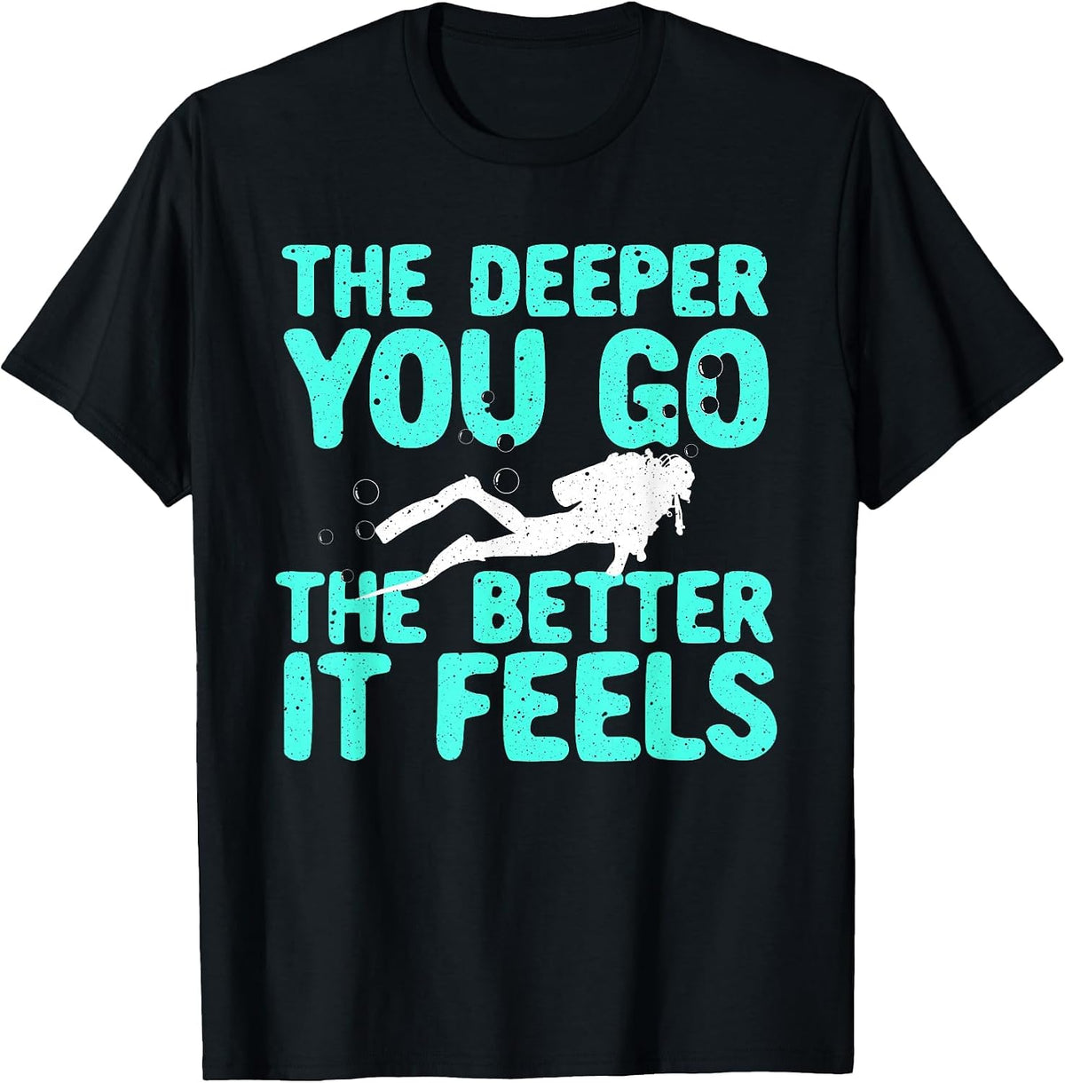 Funny Scuba Diving Themed Design for Men Women Scuba Dive T-Shirt - Black