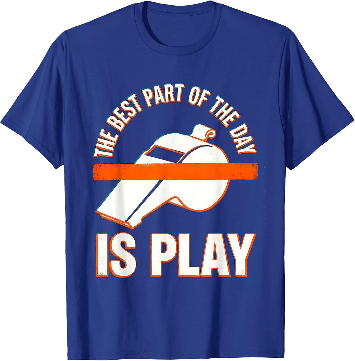 The Best Part Of The Day Is Play Funny PE Teacher Humor T-Shirt - Royal Blue
