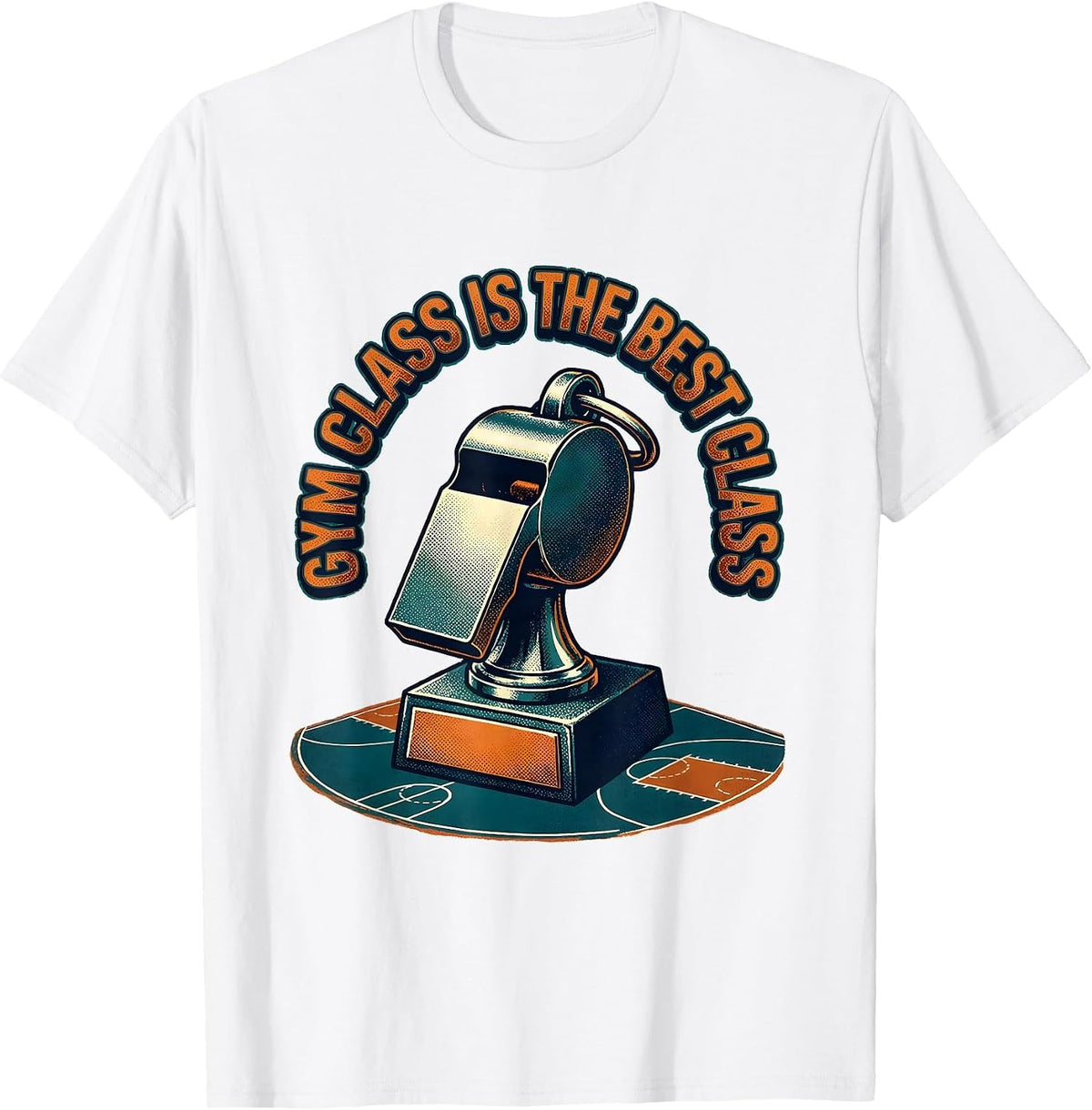 Men's Gym Class Is The Best Class Funny PE Teacher Back To School T-Shirt - White