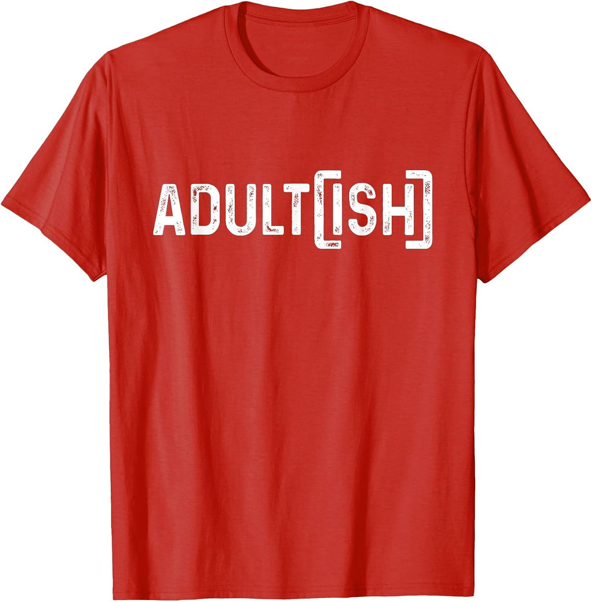 Adultish Shirt 18th Birthday Men 18 Year Old Boy Son T-Shirt - Red