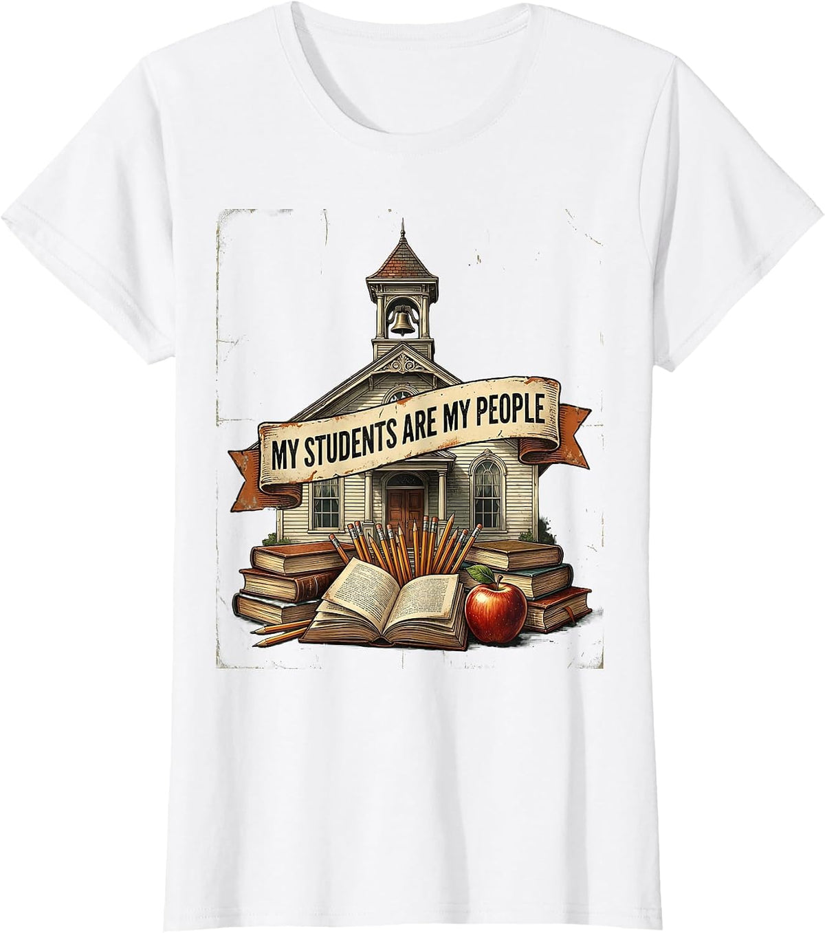 My Students Are My People Fifth Grade Teacher T-Shirt - White
