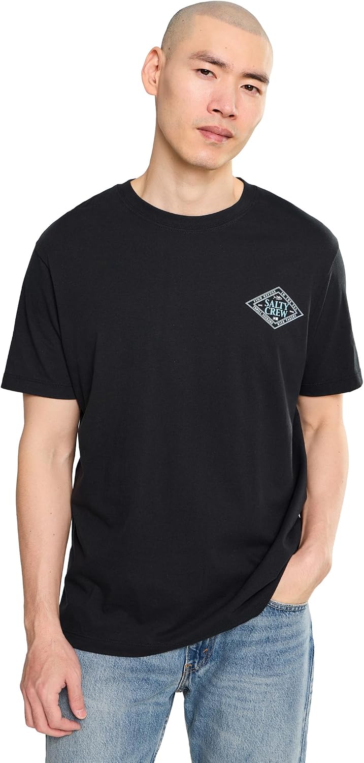 Salty Crew Men's Iconic Short Sleeve Tee - Black