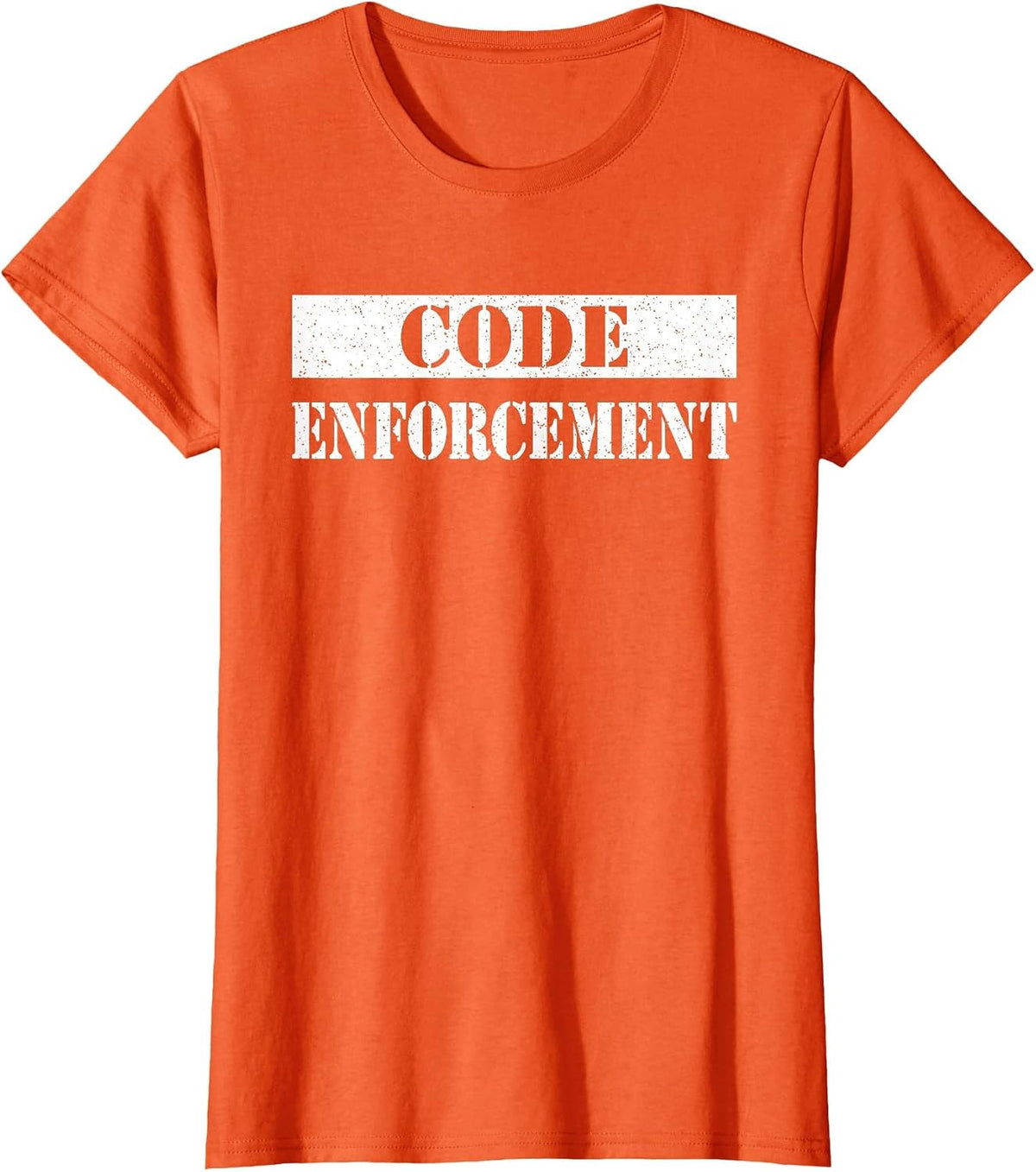 Code Enforcement Halloween T-Shirt - Orange