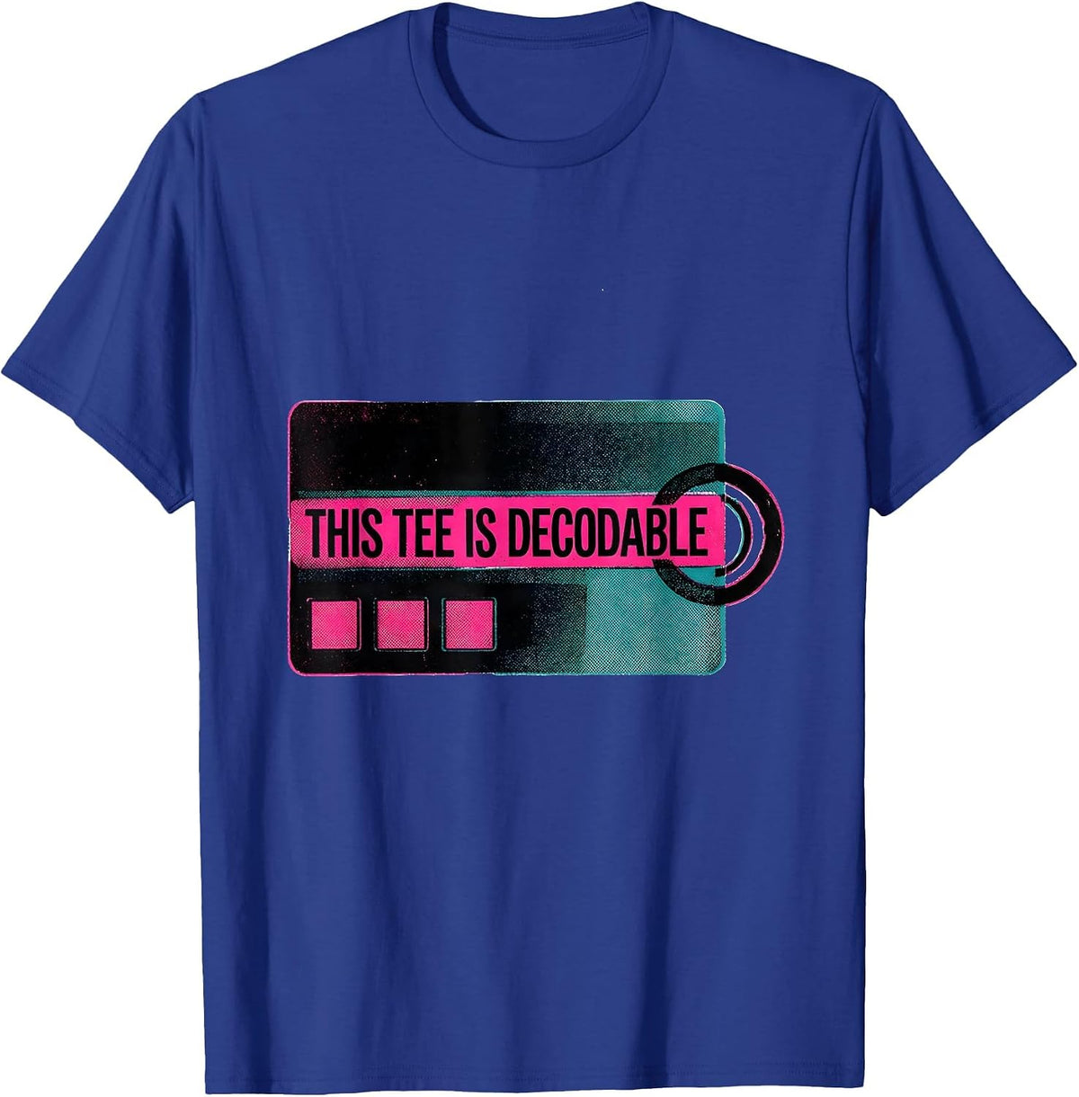 Men's This Tee Is Decodable Structured Literacy Reading Teacher T-Shirt - Royal Blue