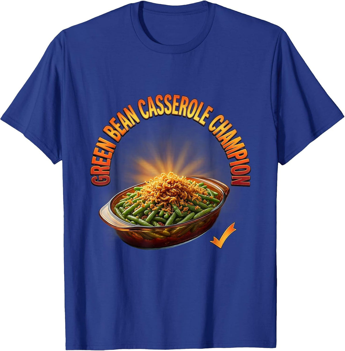 Green Bean Casserole Champion Bootleg 90's Rap Rock Vintage T-Shirt - Royal Blue