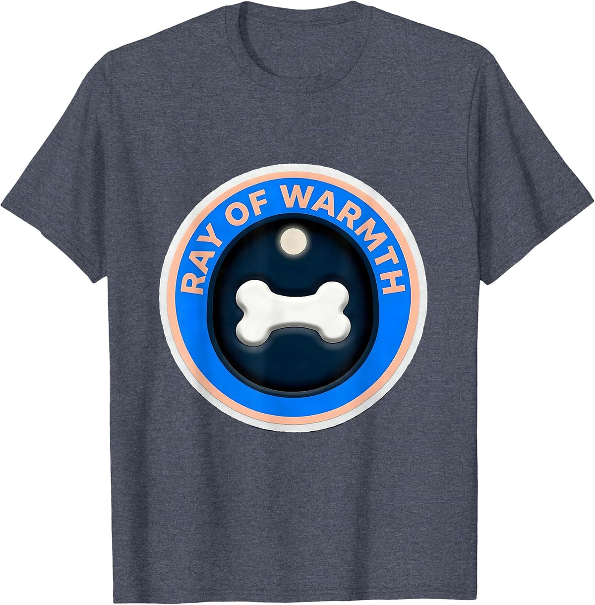 Ray of Warmth Funny Radiologic Technologist X-ray Tech Gift T-Shirt - Heather Blue