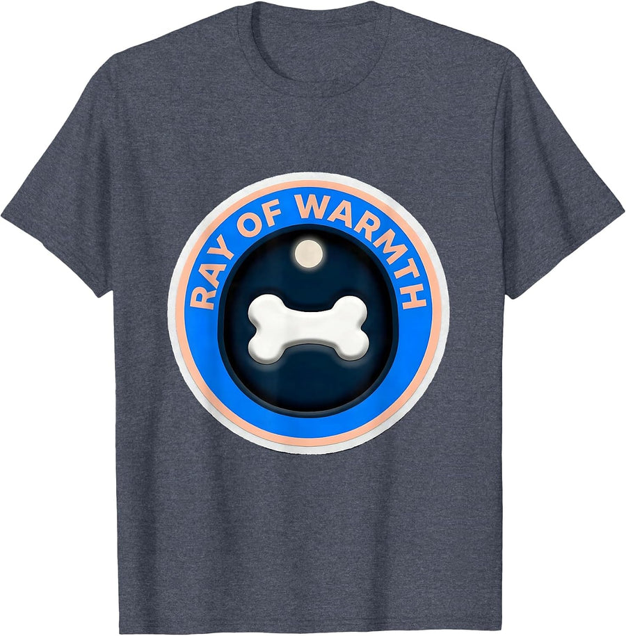 Ray of Warmth Funny Radiologic Technologist X-ray Tech Gift T-Shirt - Heather Blue