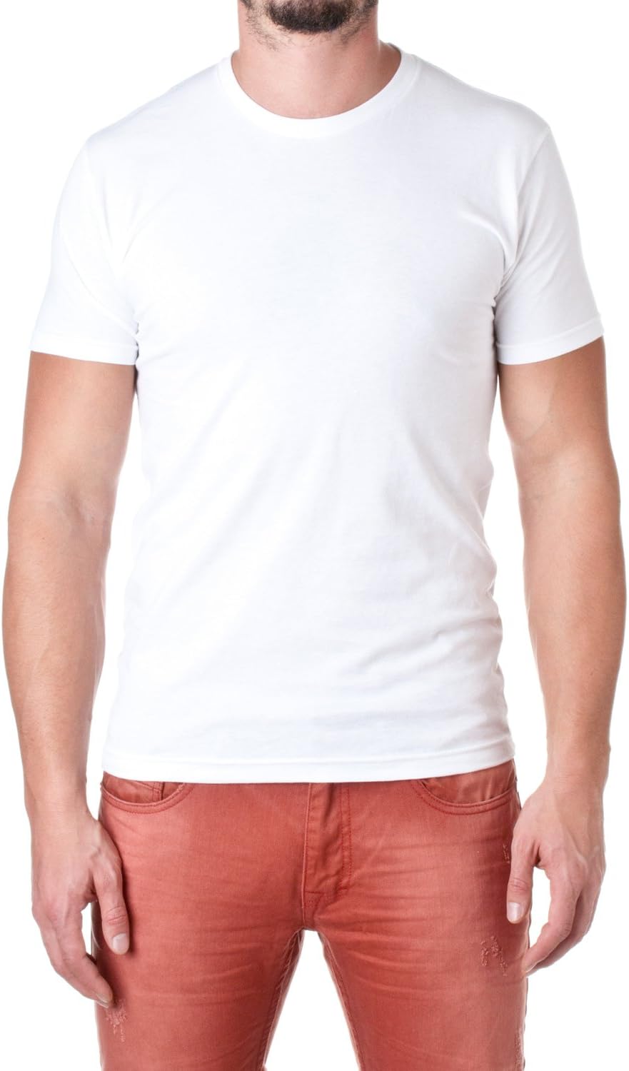 Next Level Apparel ® Adult Cotton Tee. NL3600 - [Tan] - White