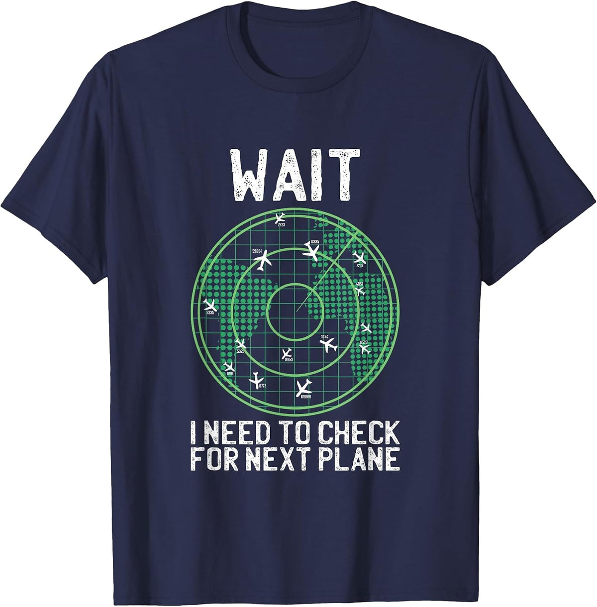 Tarpaulin Spotter Aeroplane Pilot Aviation avgeek T-Shirt - Navy Blue