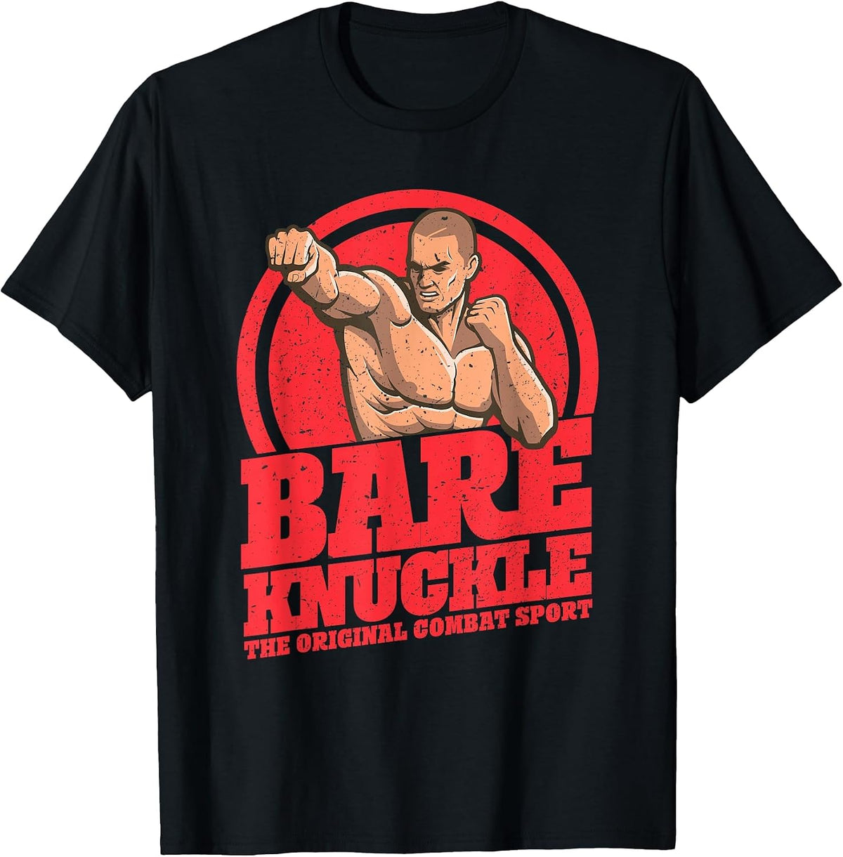 Bare-Knuckle Boxing - The Original Combat Sport T-Shirt - Black