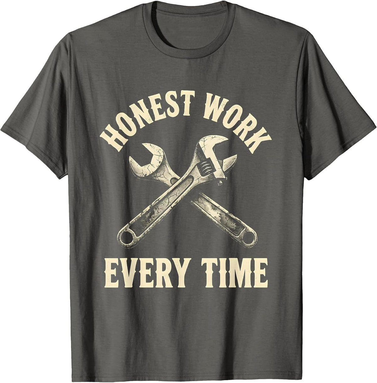 Men's Valley Forge Automotive Honest Work Every Time T-Shirt - Asphalt Grey