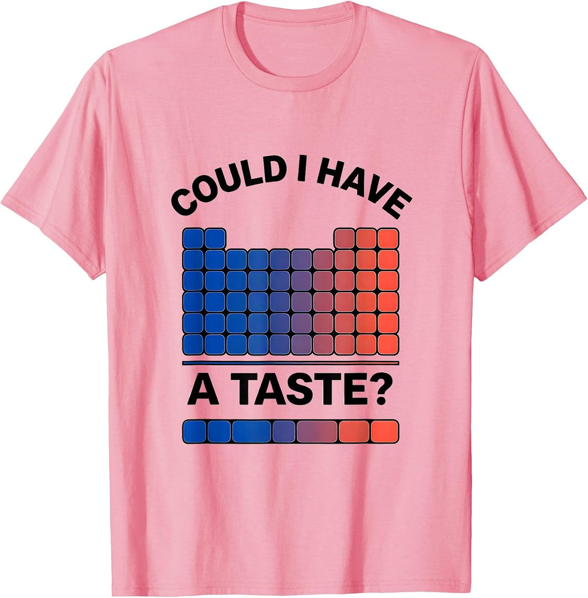 Men's Could I Have A Taste Funny Periodic Table Chemistry Teacher T-Shirt - Pink