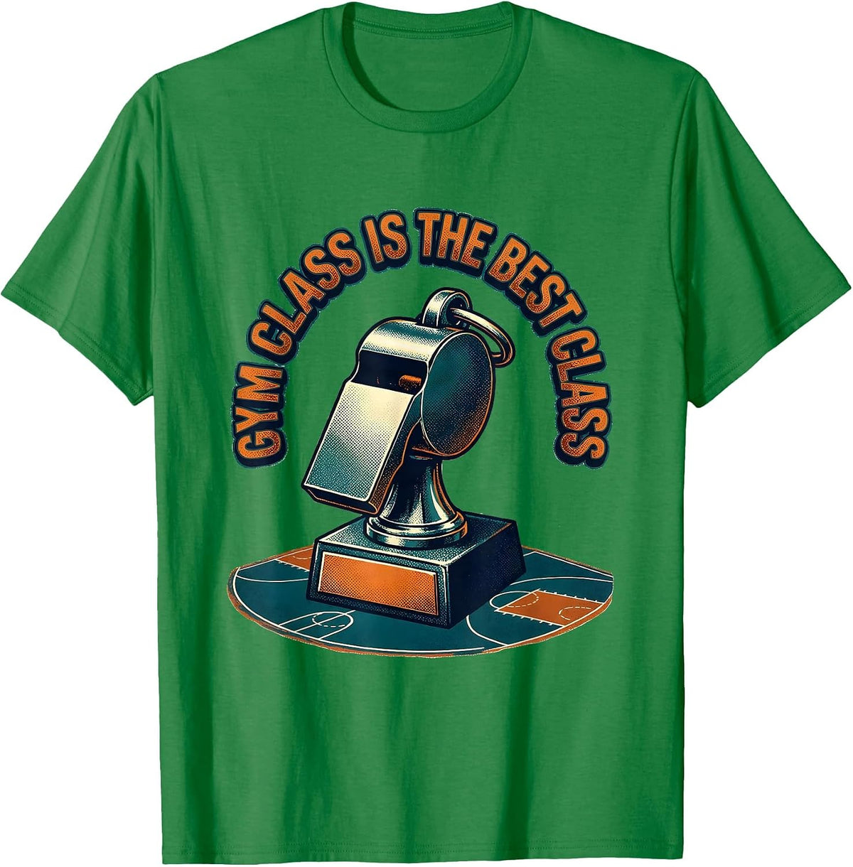 Men's Gym Class Is The Best Class Funny PE Teacher Back To School T-Shirt - Kelly Green