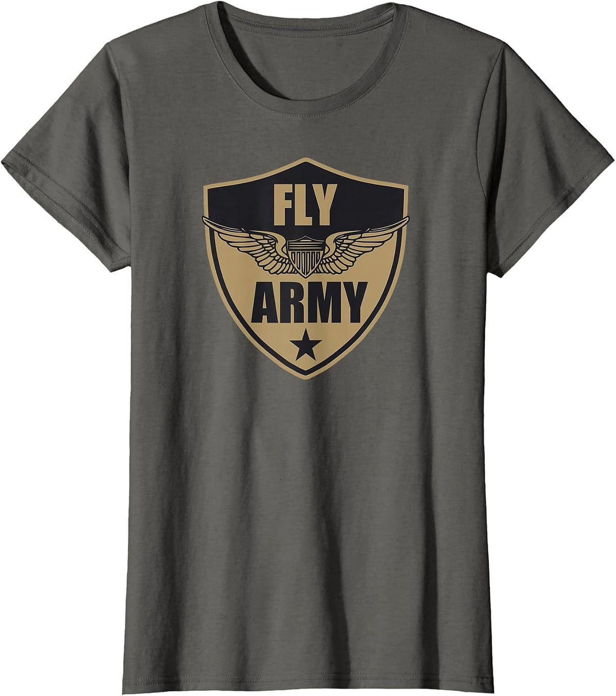 Fly Army T-Shirt - Asphalt Grey