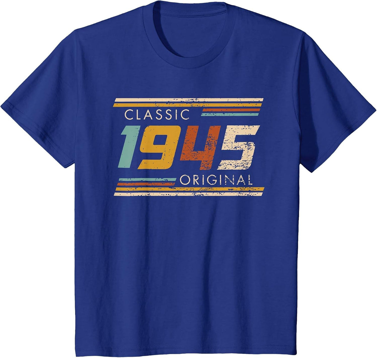 1945 Classic Original Vintage Birthday Est Edition T-Shirt - Royal Blue