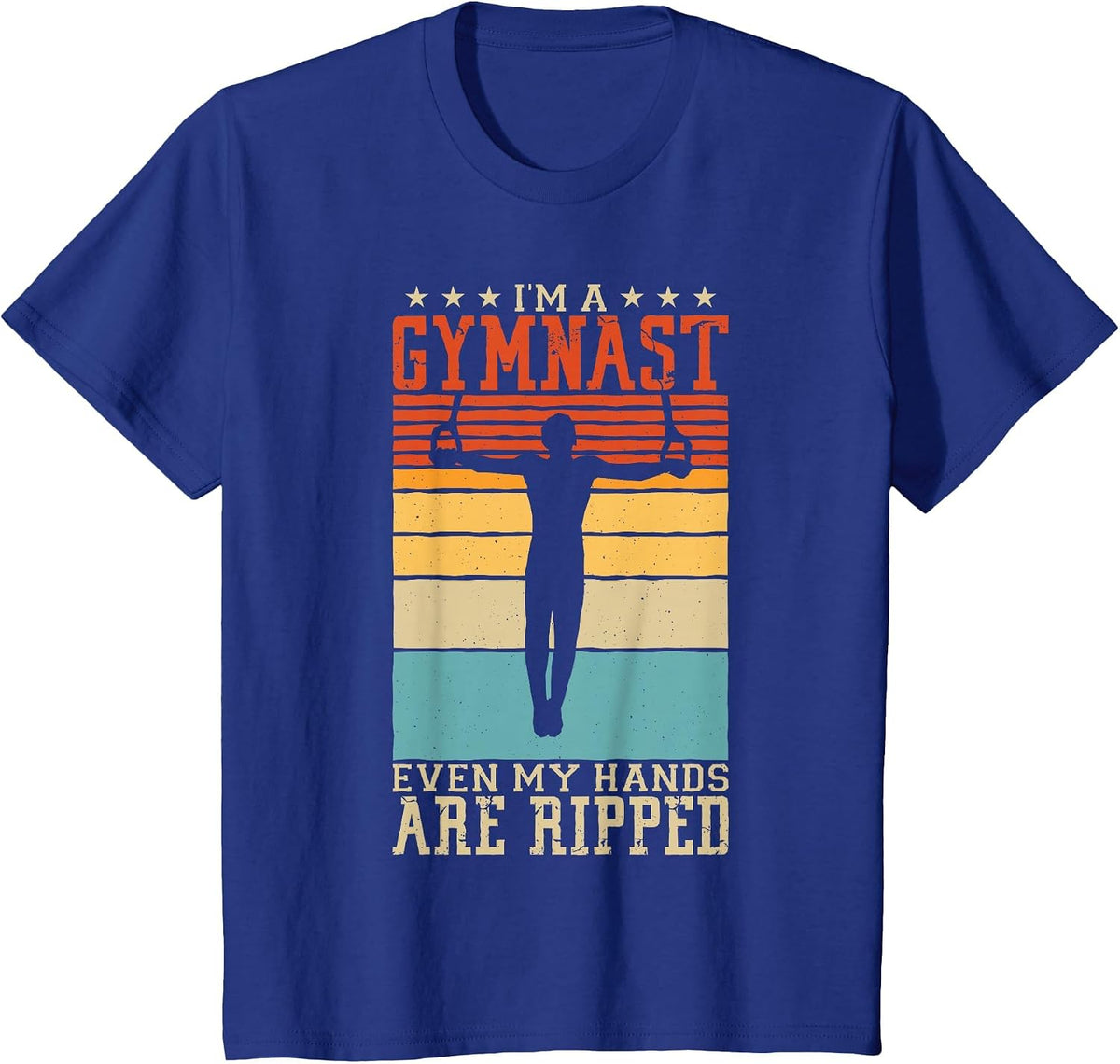 I'm A Gymnast Even My Hands are Ripped Gymnastic Boys T-Shirt - Royal Blue