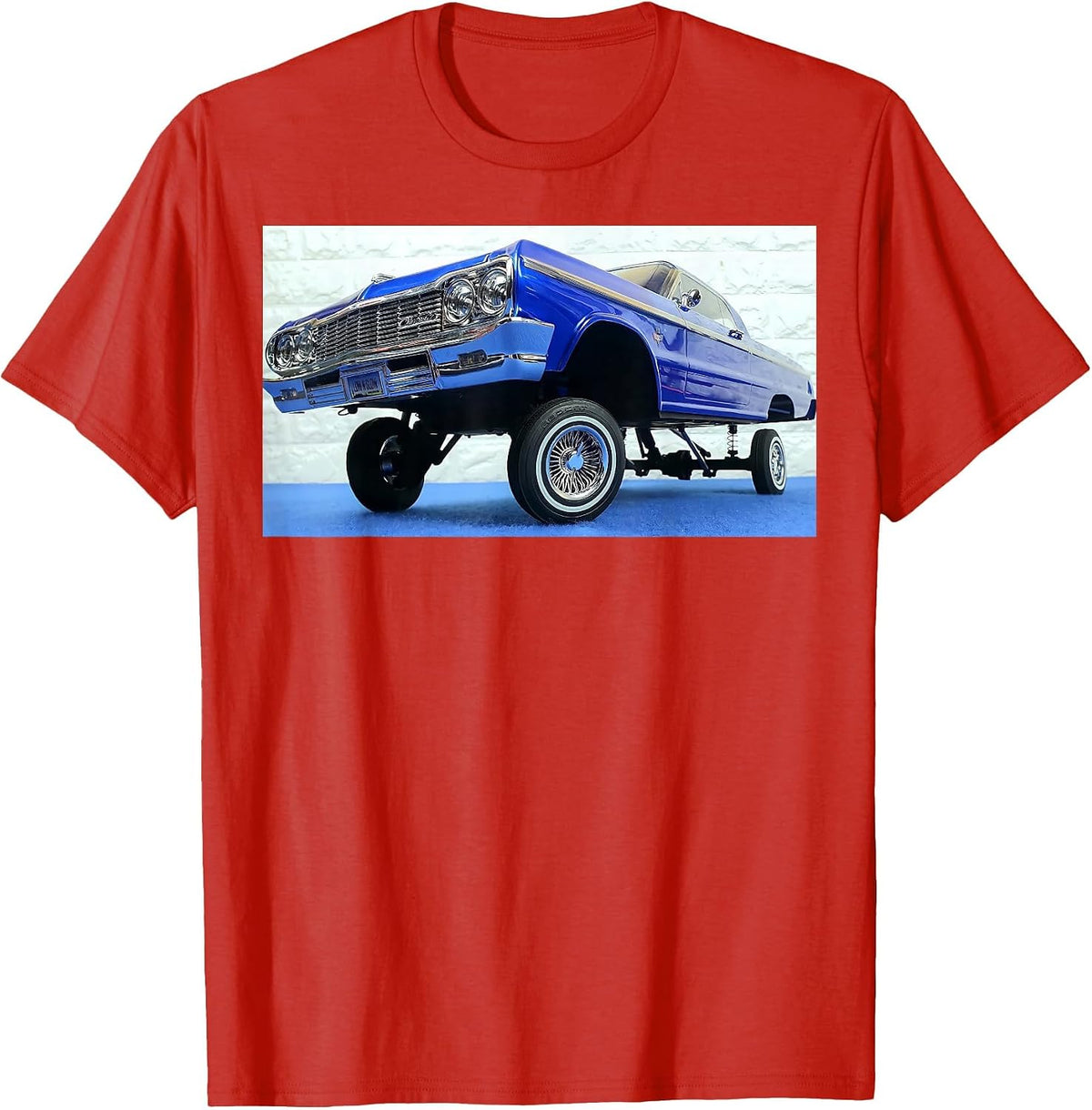 Lowrider CAR T-Shirt - Red