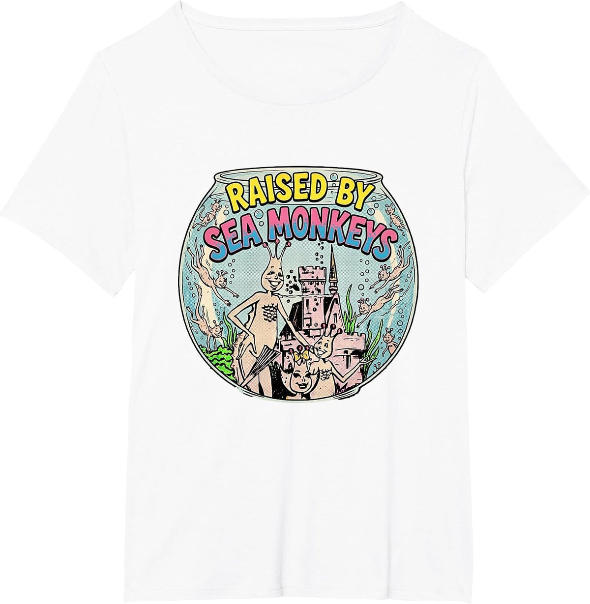 Gen X Raised by Sea Monkeys 1960s 1970s 1980s Generation X T-Shirt - White