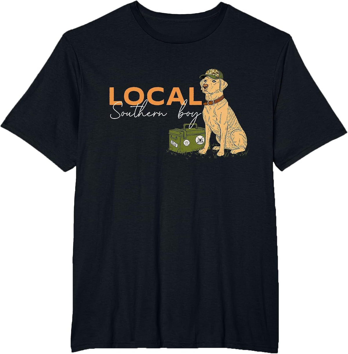 Local Southern Boy - Waterfowl Hunting Lover Hunter T-Shirt - Black