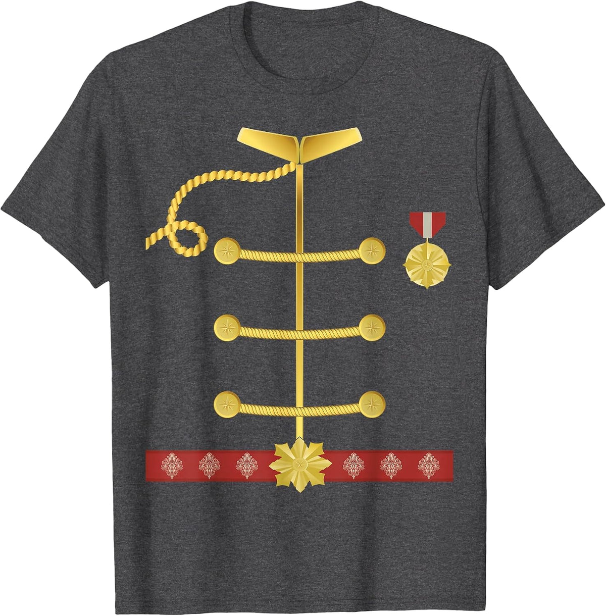 Prince Charming Shirt Halloween Royalty Costume T-Shirt - Dark Heather Grey