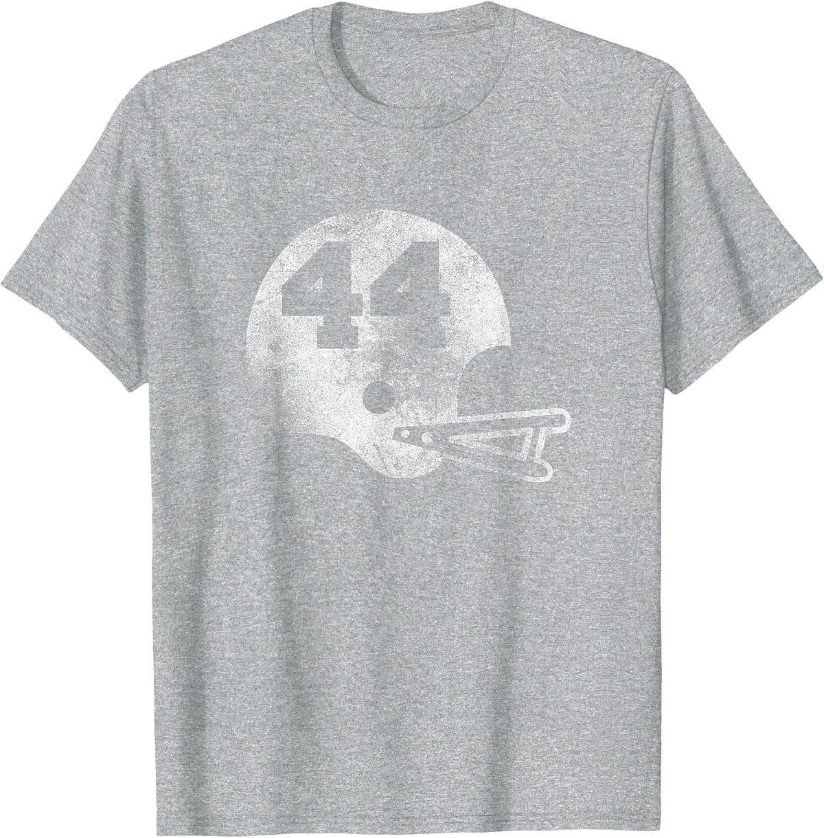Vintage Football Jersey No. 44 T-Shirt Player No T-Shirt - Heather Grey
