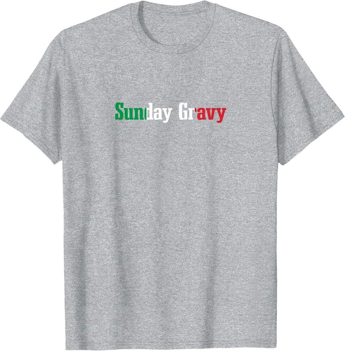 Sunday Gravy Italian Chef Italy Cook Family Reunion T-Shirt - Heather Grey
