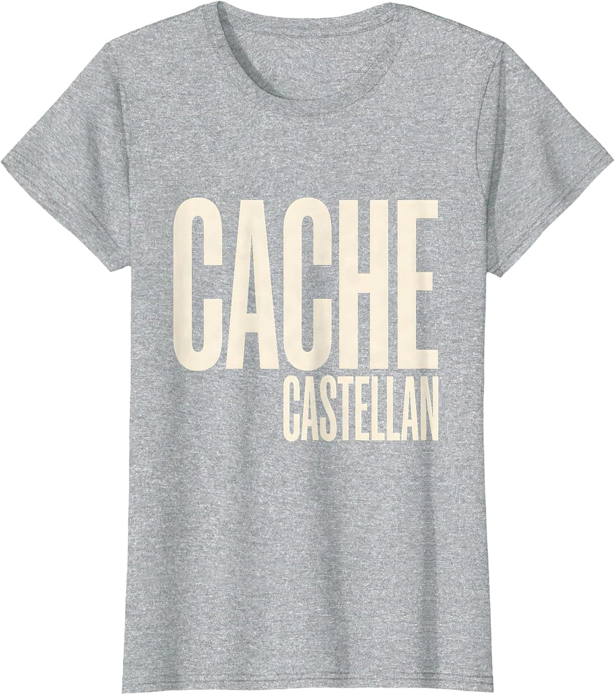 Women's Cache Castellan Funny Nerd Tech Worker Identity Humor T-Shirt - Heather Grey