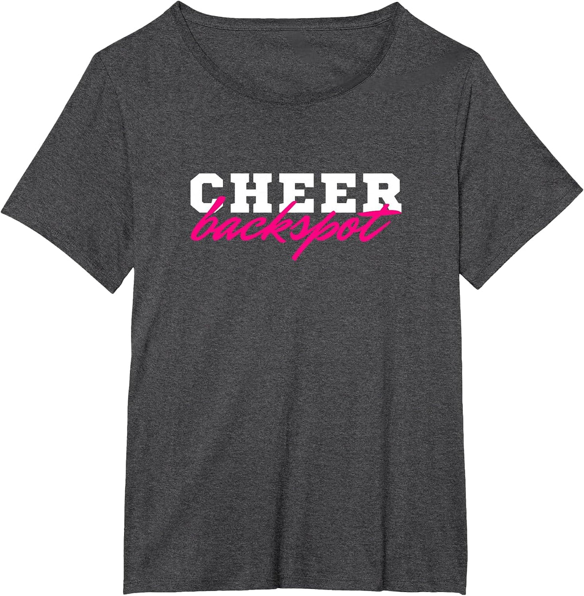 Cheer Backspot T-Shirt - Dark Heather Grey