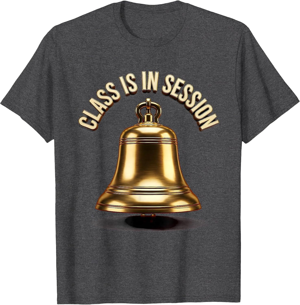 5th Grade Teacher Class Is In Session Design T-Shirt - Dark Heather Grey