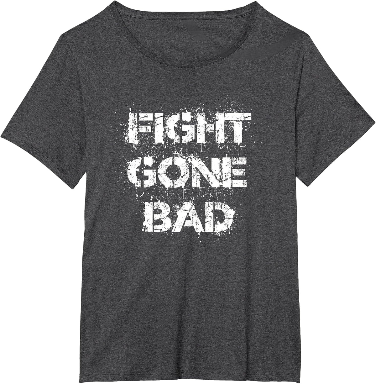 Fitness WOD Battle Got Wrong Workout Cross Training T-Shirt - Dark Heather Grey