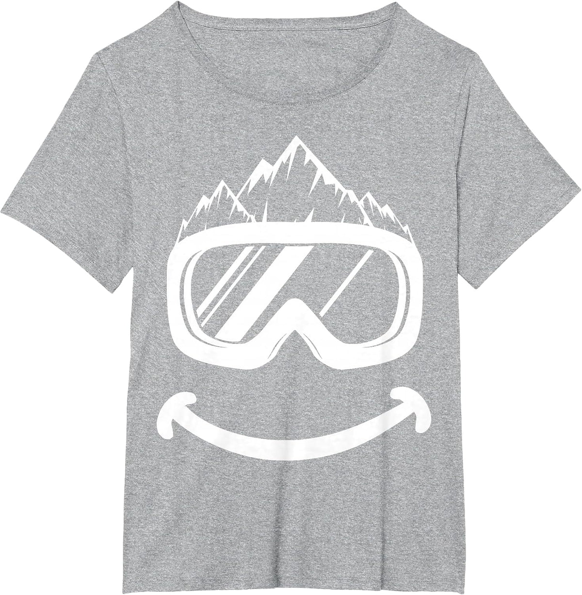 Fun Ski Tee Skiing Funny Snowboard T-Shirt - Heather Grey