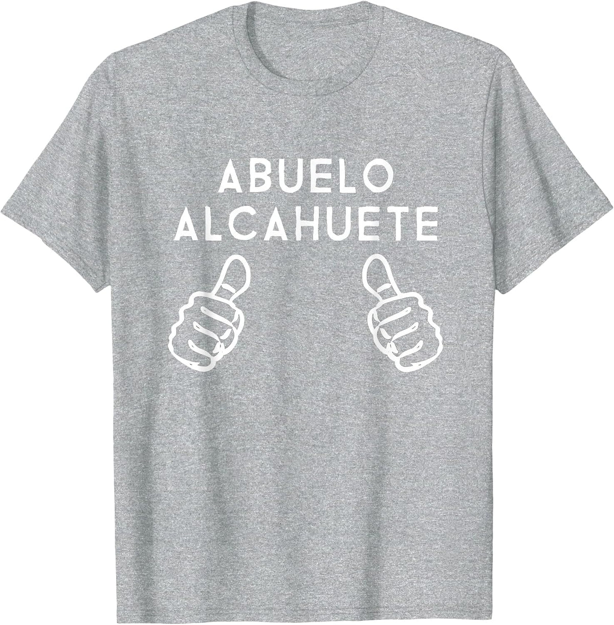 Funny Spanish Grandpa Abuelo Humor Hand Gesture T-Shirt - Heather Grey
