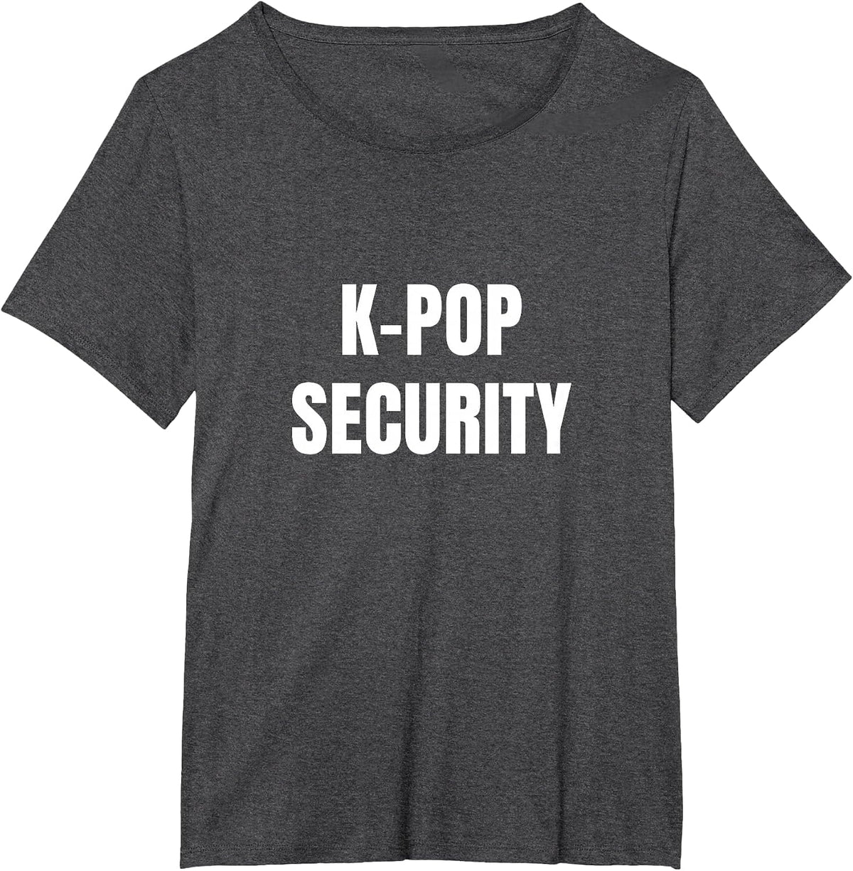 K-Pop Security Mom Dad Funny Halloween Costume T-Shirt - Dark Heather Grey