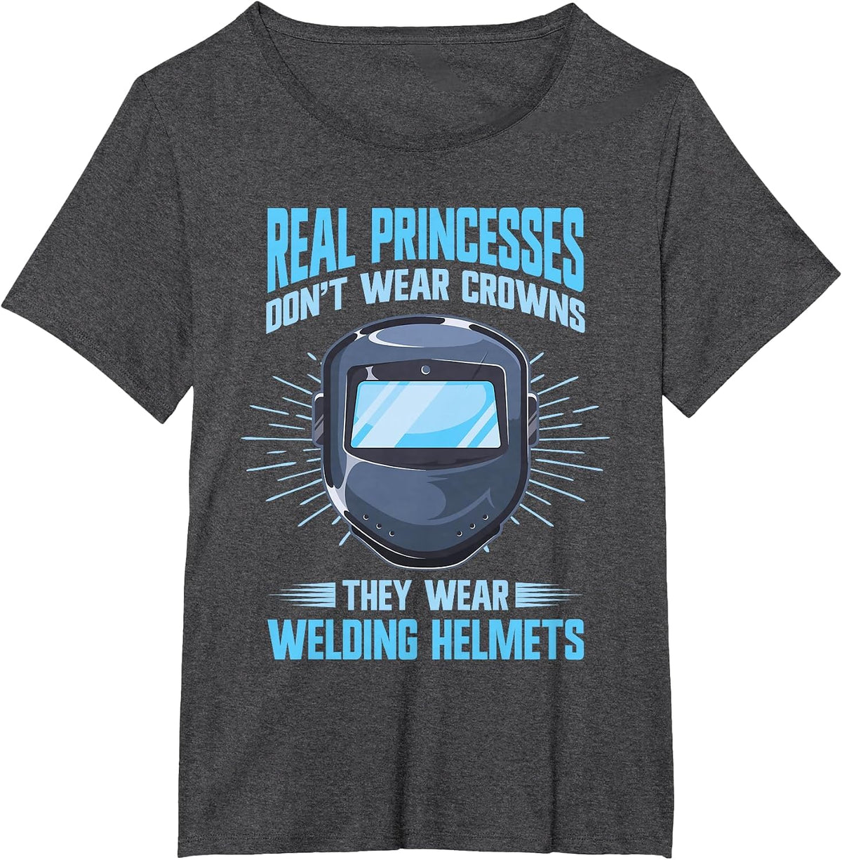 Funny Welding Welder Metalwork T-Shirt - Dark Heather Grey