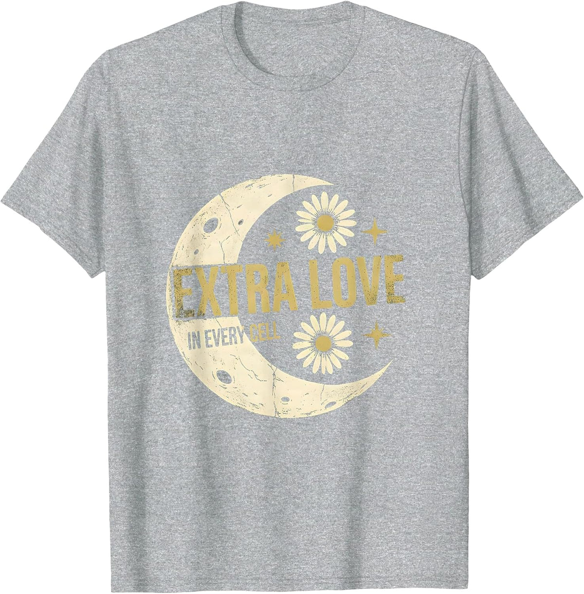 Men's Extra Love In Every Cell Down Syndrome Awareness T-Shirt - Heather Grey