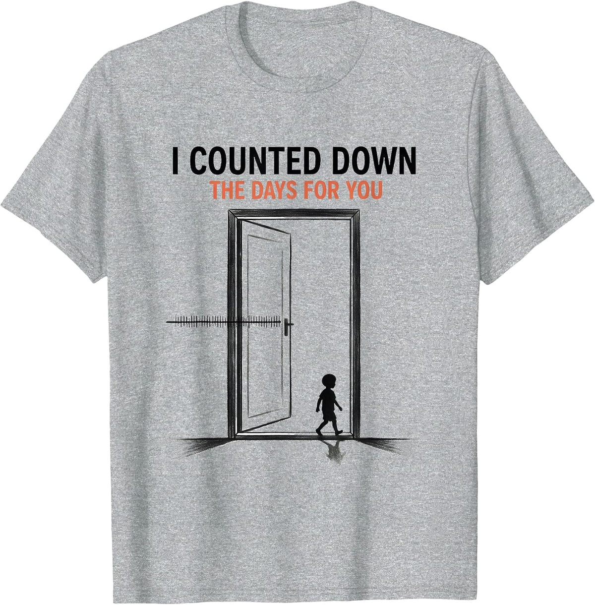 Men's I Counted Down The Days For You Teacher Back To School First T-Shirt - Heather Grey