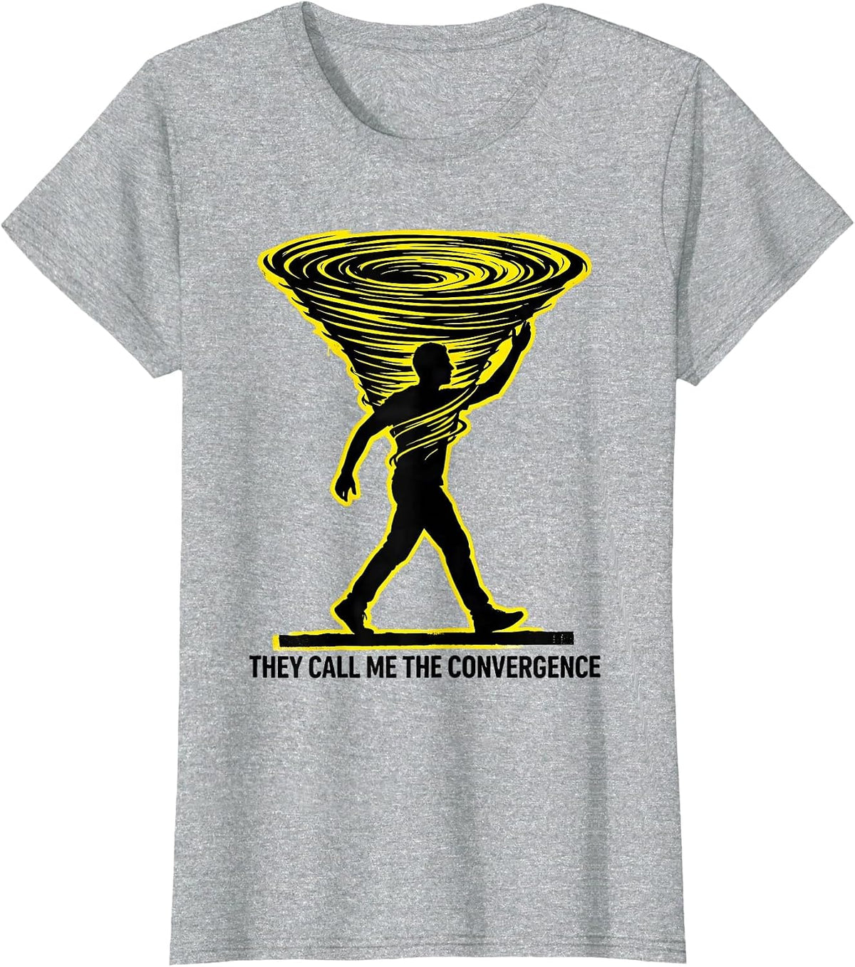 They Call Me The Convergence Storm Chaser Tornado Enthusiast T-Shirt - Heather Grey