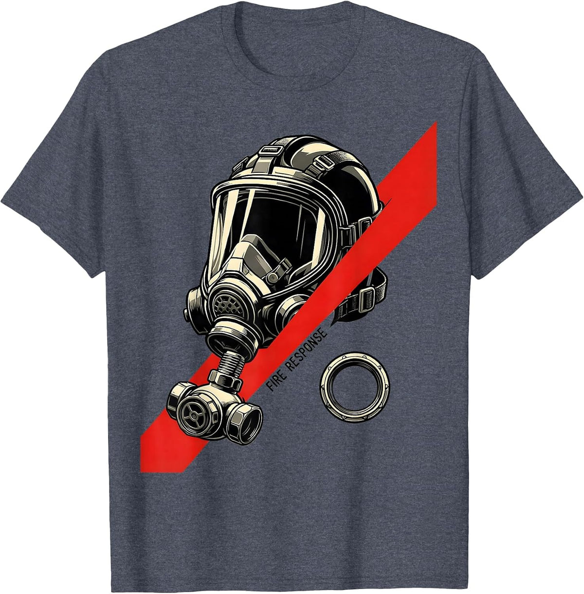 Fire Response Constructivist Firefighter Humor Pride Gift T-Shirt - Heather Blue