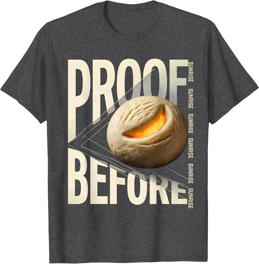 Men's Proof Before Sunrise Funny EMT Paramedic First Responder T-Shirt - Dark Heather Grey
