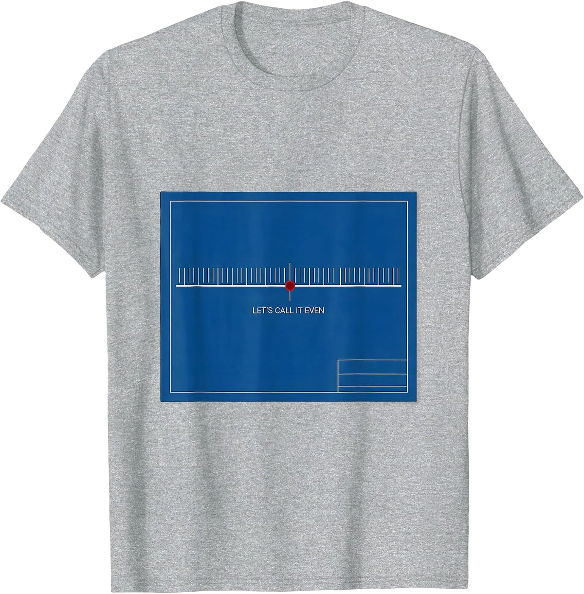 Men's Let's Call It Even Funny Math Teacher Student Humor T-Shirt - Heather Grey