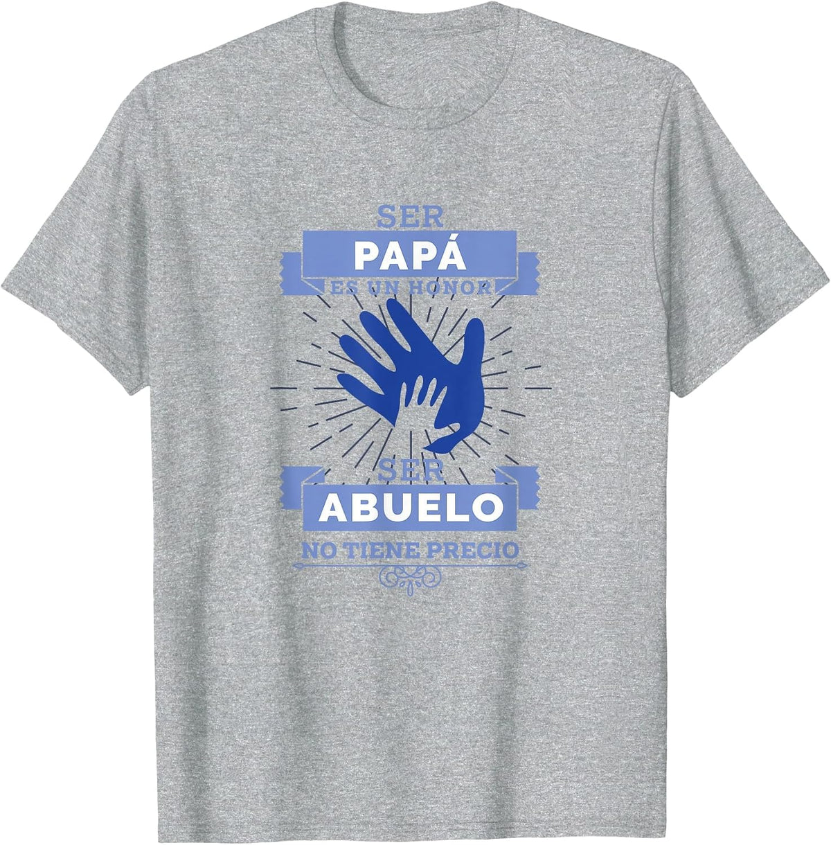 Camisa de Hombre para Padres y Abuelos este Dia del Padre T-Shirt - Heather Grey