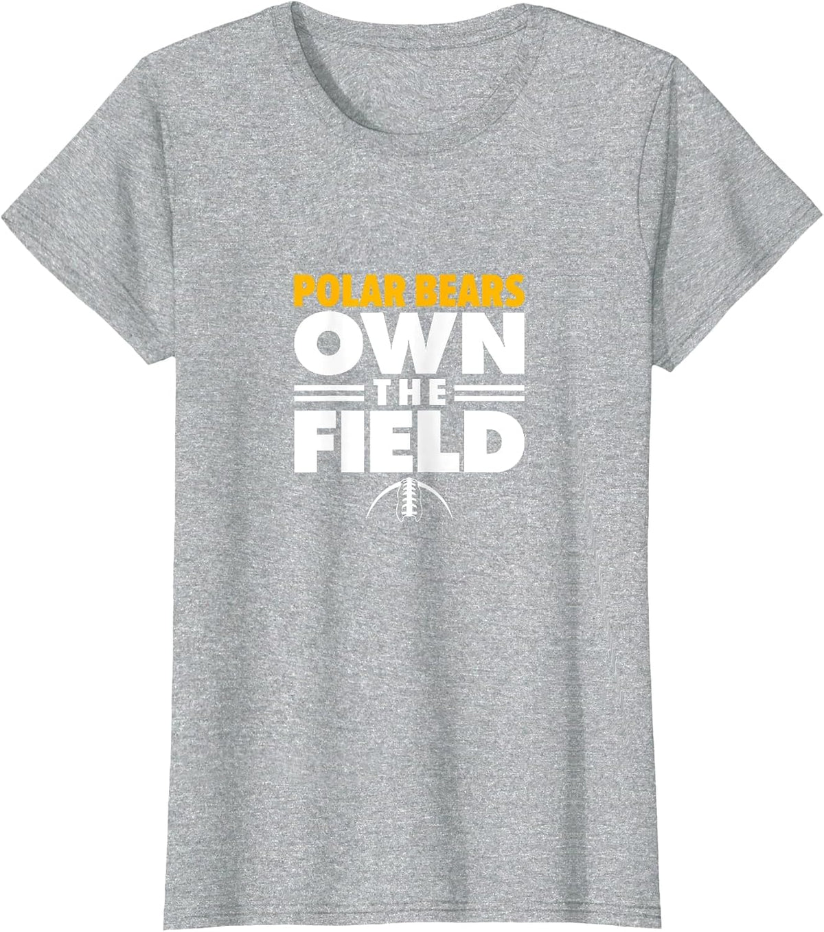 Jackson Polar Bears Own the Field T-Shirt - Heather Grey