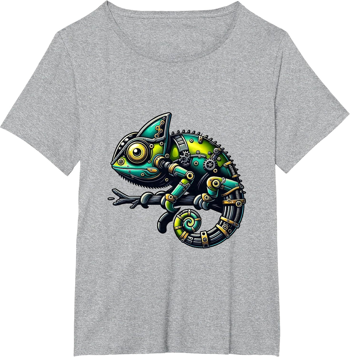 Cameleon Robots Robotics Engineering Technology Programmer T-Shirt - Heather Grey