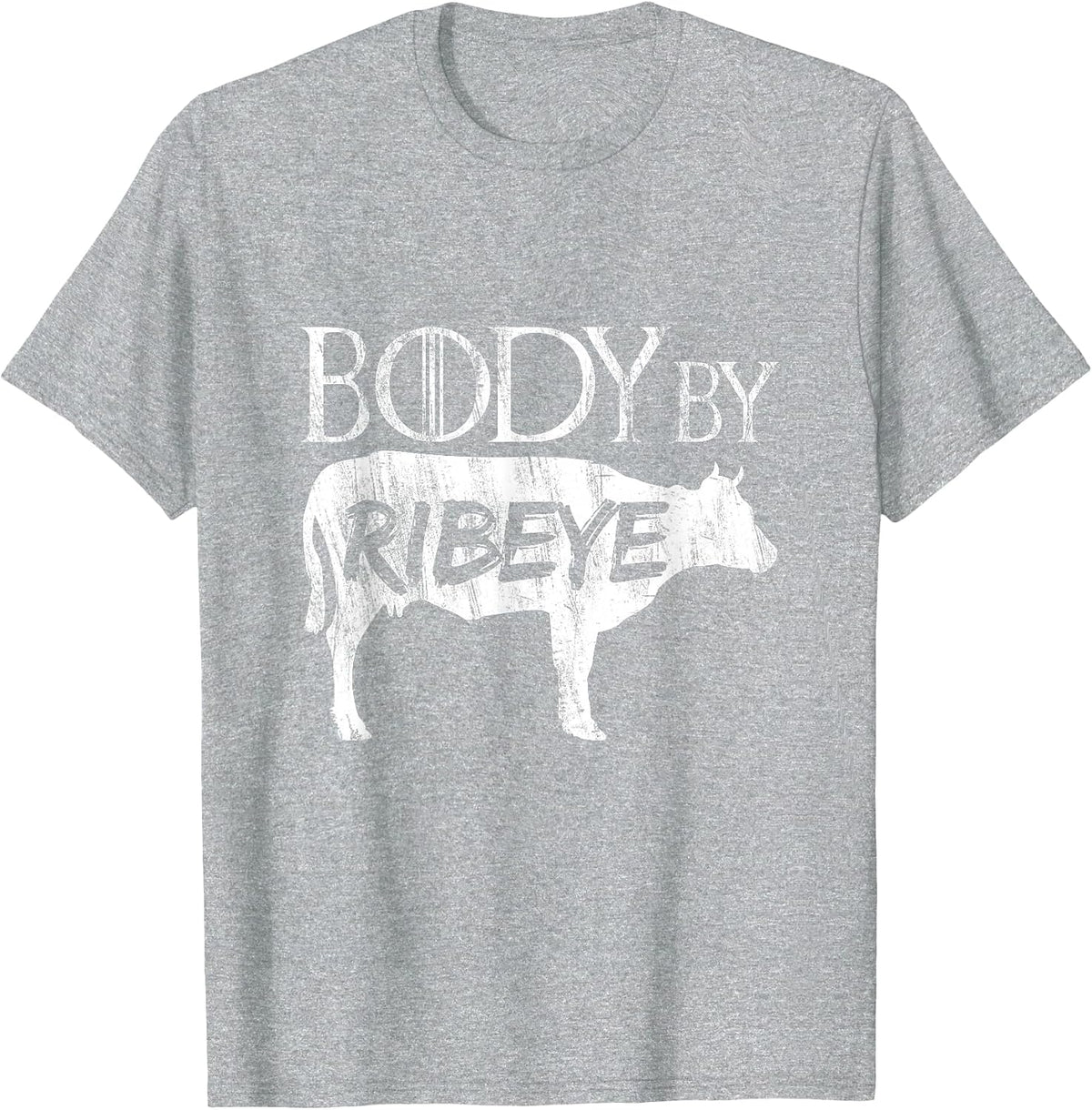 Ribeye Carnivore Diet T-Shirt Body T-Shirt - Heather Grey