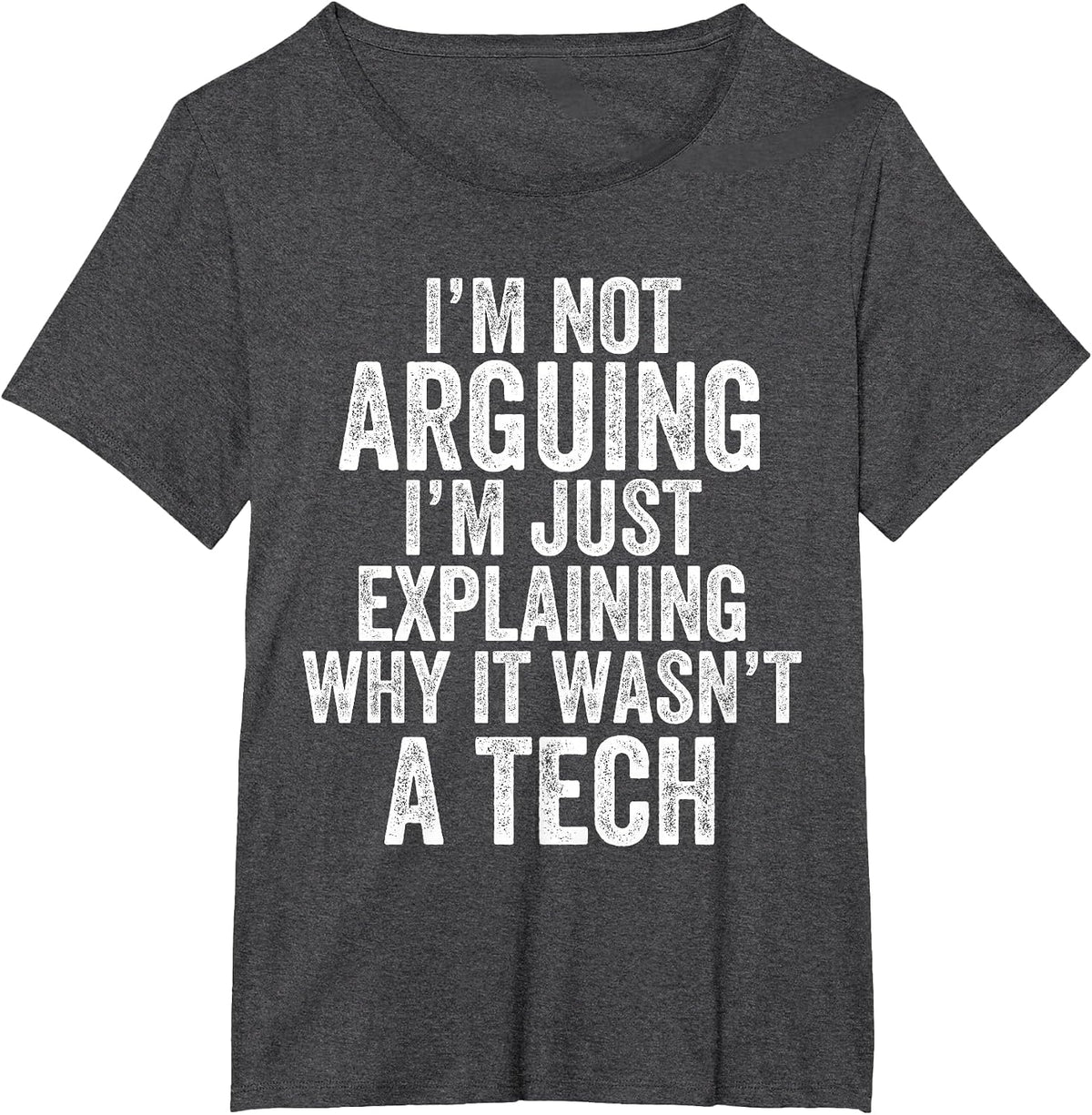 Sarcastic Basketball Player Argument Referee Technical Foul T-Shirt - Dark Heather Grey