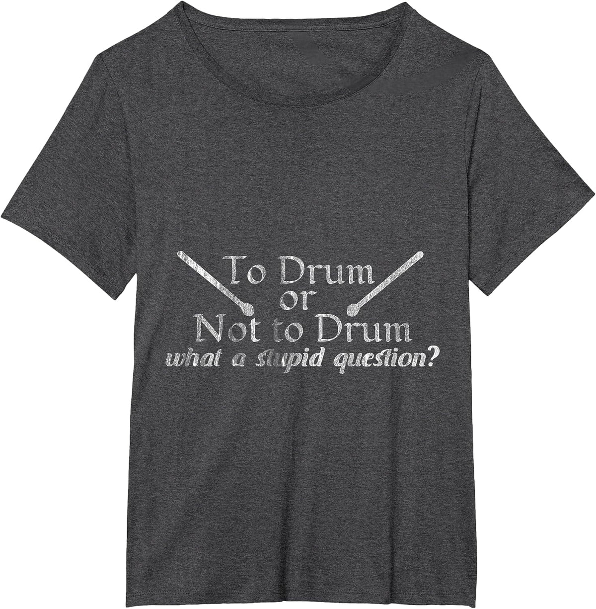 Drums T-Shirt - Dark Heather Grey