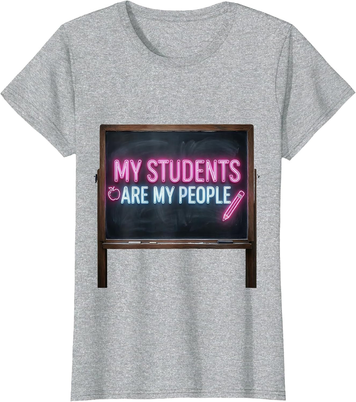 My Students Are My People 5th Grade Teacher T-Shirt - Heather Grey