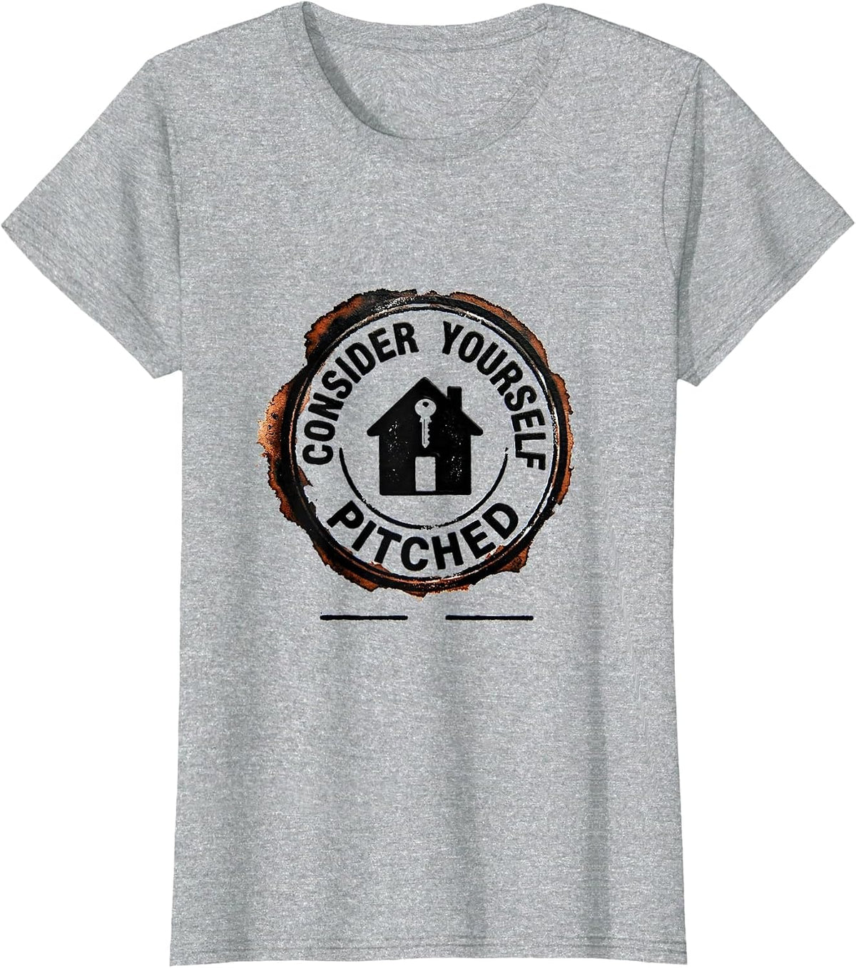 Consider Yourself Pitched Funny Realtor Medicare Agent T-Shirt - Heather Grey