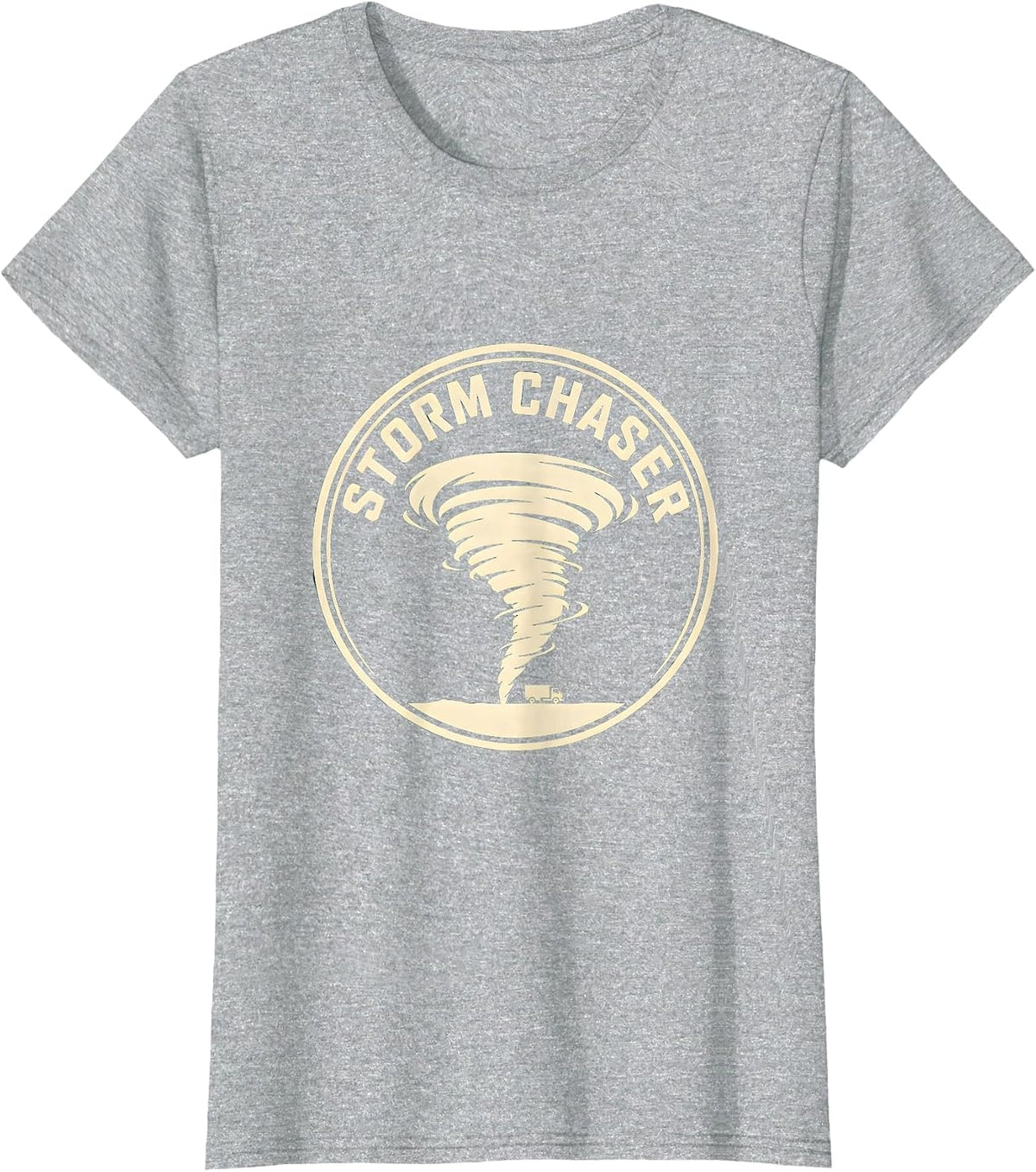 Women's Storm Chaser Meteorologist Weather Enthusiast Tornado Chaser T-Shirt - Heather Grey